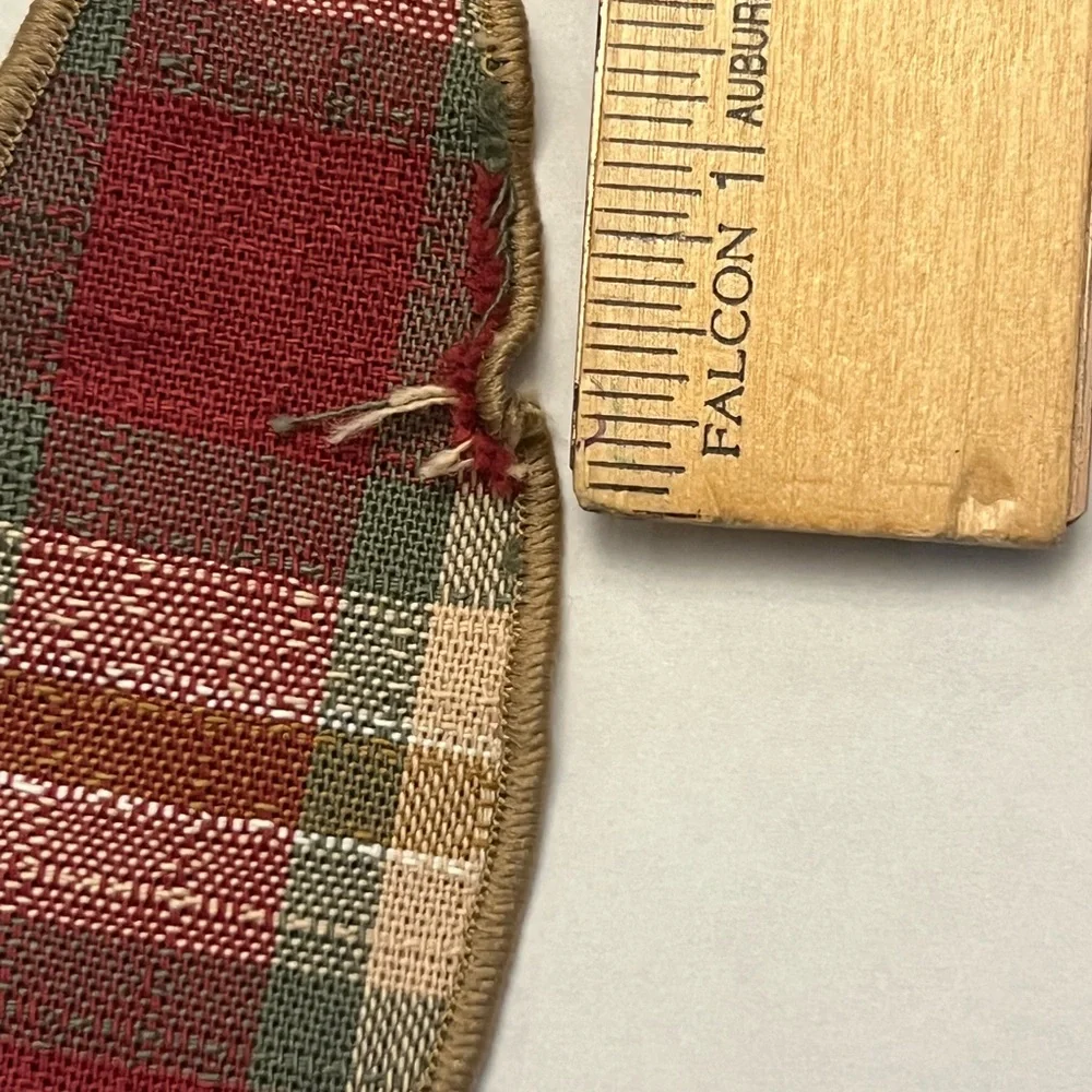 Longaberger Orchard Park Plaid 2001 Large Easter Basket Liner - Picture 12 of 12